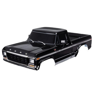 Traxxas TRA9230-BLK Painted Decal Applied Ford F-150 (1979) Body Black for TRX-4