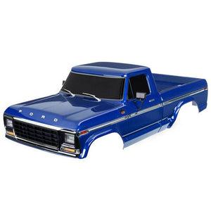 Traxxas Tra9230-BLUE Painted Decal Applied Ford F-150 (1979) Body Blue for TRX-4