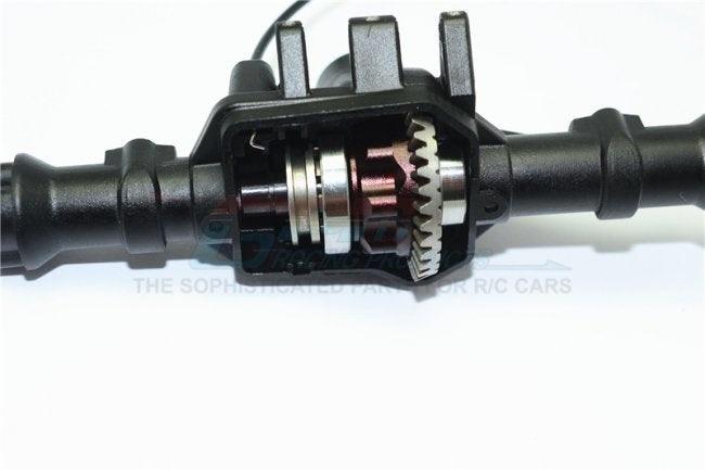 GPM ALUMINUM F/R DIFFERENTIAL CARRIER TRAXXAS TRX-4 TRAIL DEFENDER CRAWLER BLACK