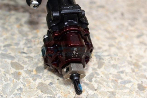 GPM ALUMINUM OUTER PORTAL DRIVE HOUSING FRONT OR REAR TRAXXAS TRX-4 / TRX-6 RED
