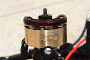 GPM BRASS PENDULUM KNUCKLE WITH ALLOY LID 9MM HEX ADAPTER TRAXXAS TRX-4 BLACK