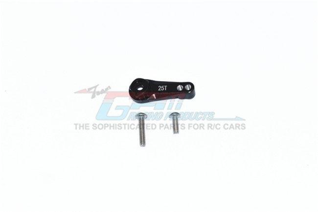 GPM TRX4025TC-BLACK ALUMINUM 7075 25T SERVO HORN TRAXXAS TRX-4 / TRX-6