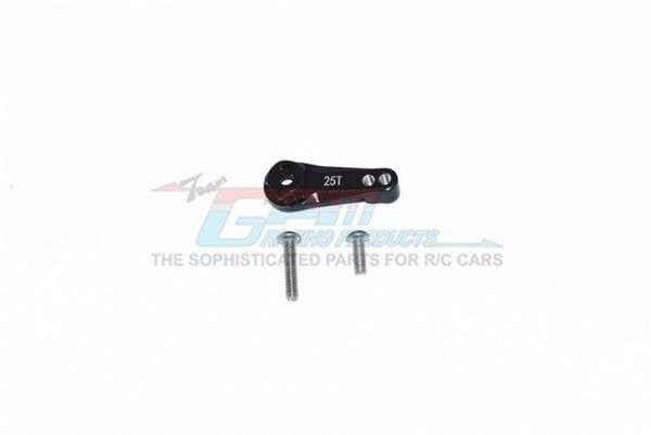 GPM TRX4025TC-BLACK ALUMINUM 7075 25T SERVO HORN TRAXXAS TRX-4 / TRX-6