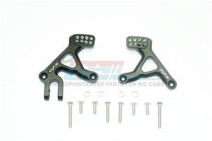 GPM ALUMINUM FRONT ADJUSTABLE SHOCK TOWER TRAXXAS TRX-4 / TRX-6 BLACK