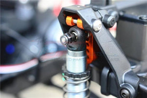 Gpm Racing Aluminum Adjustable Front/Rear Damper Mount Blue Traxxas TRX4