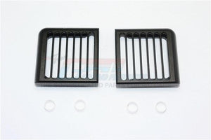 GPM HEADLIGHT ASSEMBLY VERTICAL BRUSH GUARD ALUMINUM TRAXXAS TRX-4 BLACK