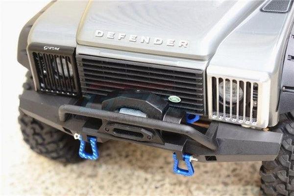 GPM HEADLIGHT ASSEMBLY VERTICAL BRUSH GUARD ALUMINUM TRAXXAS TRX-4 BLACK