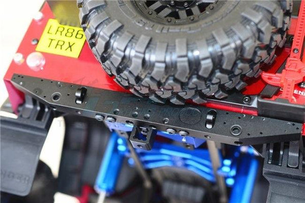 GPM ALUMINUM REAR BUMPER WITH D-RINGS CLASSIC TRAXXAS TRX-4 BLACK