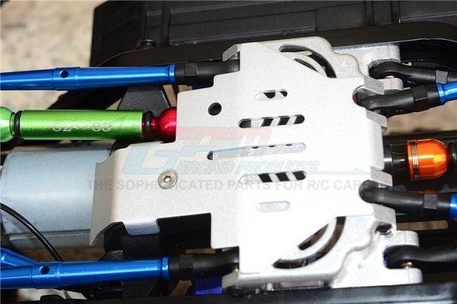 GPM TRX4332-BLACK ALUMINUM CENTER GEAR BOX BOTTOM PROTECTOR MOUNT TRAXXAS TRX-4