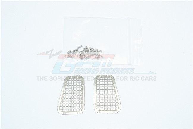 GPM RC CAR STAINLESS STEEL FENDER VENT GRID PATTERN TRAXXAS TRX-4