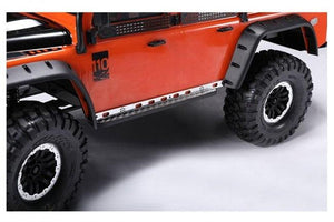 GPM RC CAR STAINLESS STEEL DOOR EDGE ANTI SCRATCH STRIP TRAXXAS TRX-4 SILVER