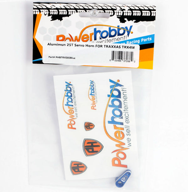 Powerhobby Aluminum 25T Servo Horn FOR Traxxas TRX-4M Blue TRX4M
