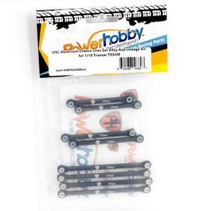 Powerhobby Aluminum Suspension link Set FOR Traxxas TRX-4M Black TRX4m