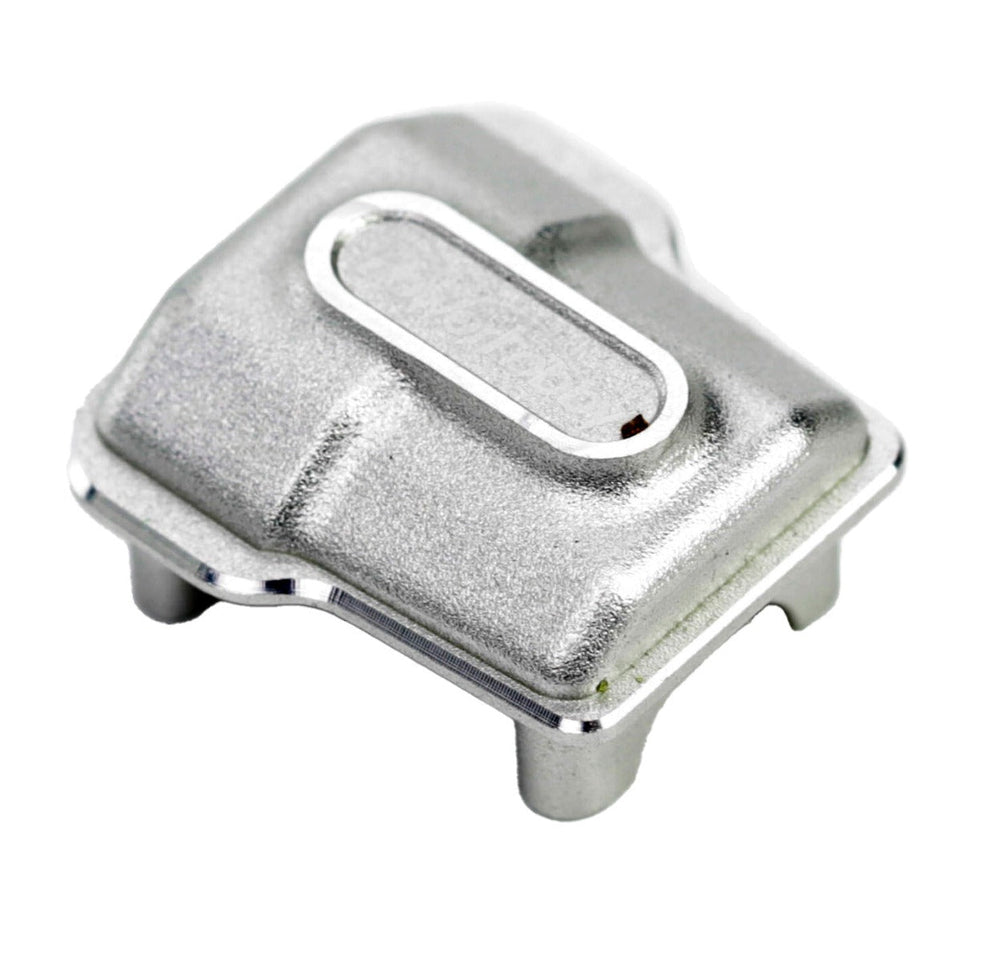 Powerhobby Aluminum Front / Rear Axle Diff Cover FOR Traxxas TRX-4M Silver TRX4M