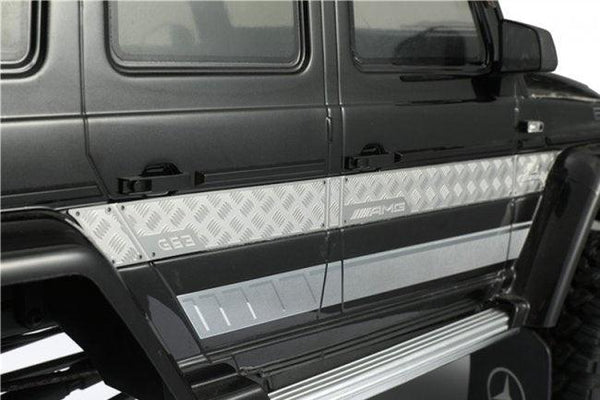 GPM RC CAR STAINLESS STEEL SLIP PROOF TREAD TRAXXAS TRX-4 (AMG VERSION) BLACK