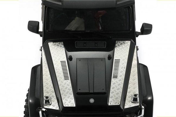 GPM STAINLESS STEEL SLIP PROOF TREAD & FENDER VENT TRAXXAS TRX-4 / TRX-6 BLACK