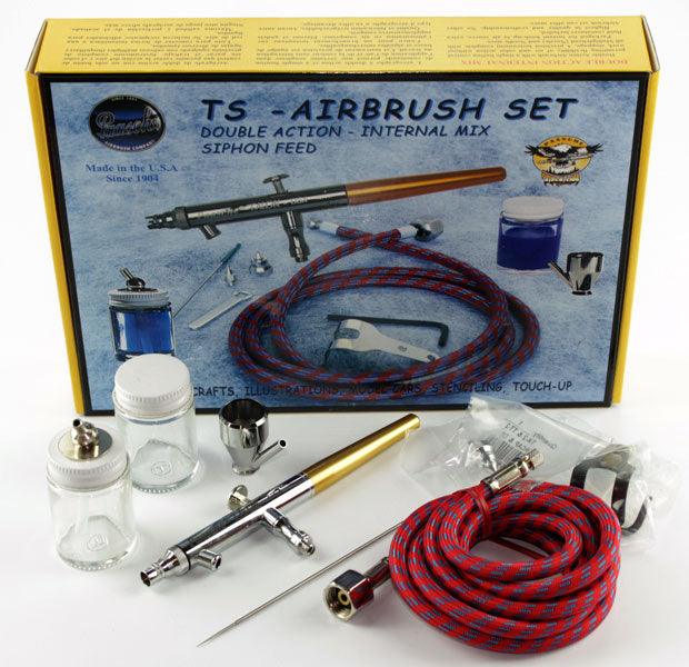 Paasche TS-SET Talon Double Action Siphon Feed Airbrush Set TS