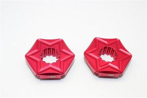 GPM TXM006/+1-RED ALUMINUM WHEEL HEX CLAW (+1MM) TRAXXAS X-MAXX 4X4