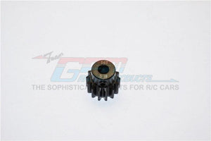 GPM TXM014TS-BLACK STEEL MOTOR GEAR 14T TRAXXAS X-MAXX 4X4