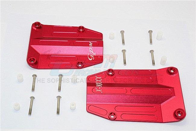 GPM TXM332-RED ALUMINUM CENTRE SKID PLATE TRAXXAS X-MAXX 4X4