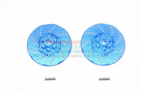 Gpm Racing TXMS010D+2MM-B Aluminum +2mm Hex Brake Disk Blue Traxxas Maxx