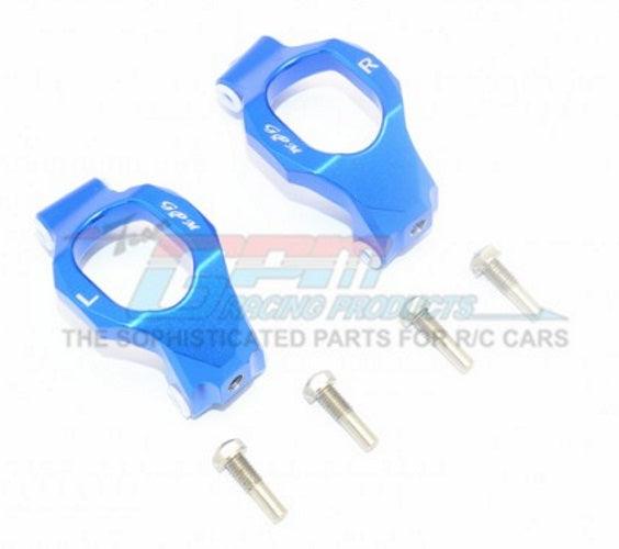 Gpm TXMS019-B Aluminum Front C-Hubs Blue (6 Pieces Set)