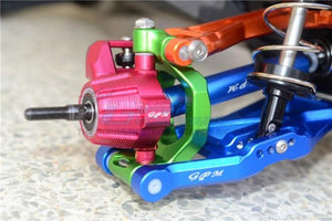 Gpm TXMS019-B Aluminum Front C-Hubs Blue (6 Pieces Set)