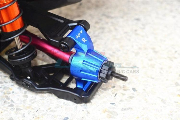 Gpm TXMS022-B Aluminum Rear Knuckle Arm Blue (2 Pieces Set)