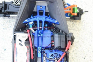 Gpm TXMS048C-B Aluminum Front Chassis Brace Blue (5Pieces Set) Traxxas Maxx