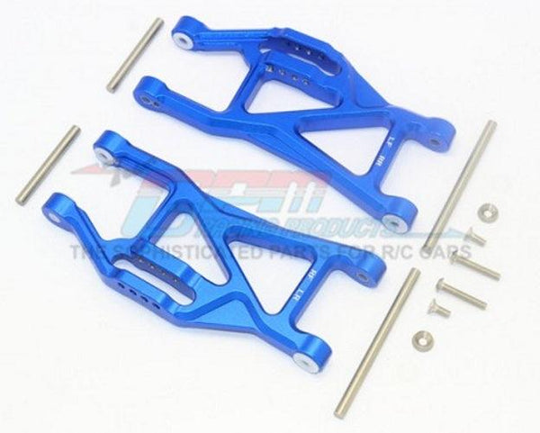 Gpm TXMS055F/R-B Aluminum Front/Rear Lower Arms Blue (14 Pieces Set)