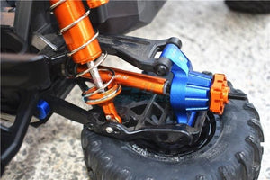 Gpm Harden Steel+Aluminum Adjustable CVD Drive Shaft Blue Traxxas Maxx