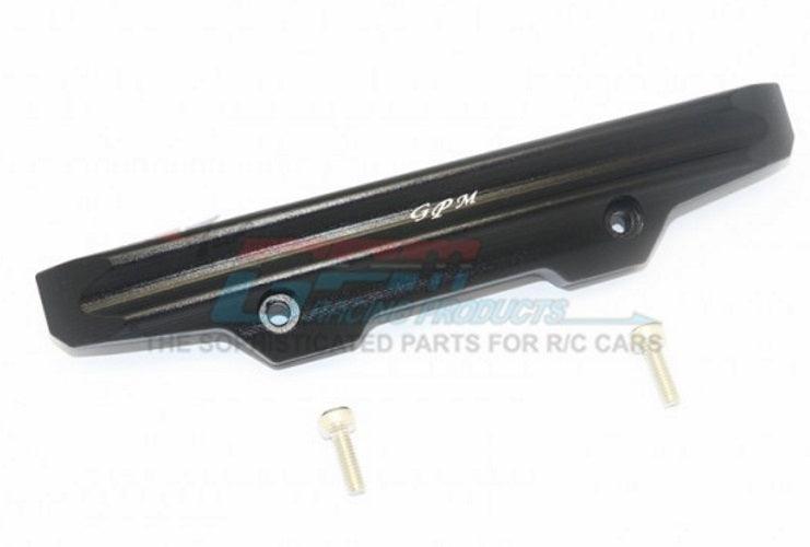 Gpm TXMS330R-BK Aluminum Rear Bumper (3 Pieces Set) Black Traxxas Maxx