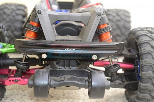 Gpm TXMS330R-BK Aluminum Rear Bumper (3 Pieces Set) Black Traxxas Maxx