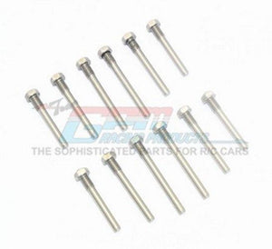 GPM TXMSACC/12-OC Stainless Steel Front/Rear Suspension Screw Pin Traxxas Maxx
