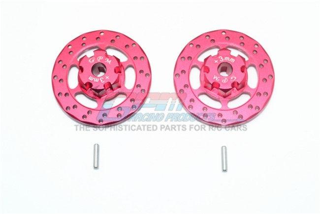 GPM ALUMINUM +3MM HEX WITH BRAKE DISK TRAXXAS UNLIMITED DESERT RACER RED