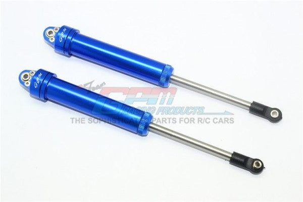 GPM ALUMINIUM REAR INTERNAL SHOCKS 160MM TRAXXAS UNLIMITED DESERT RACER BLUE
