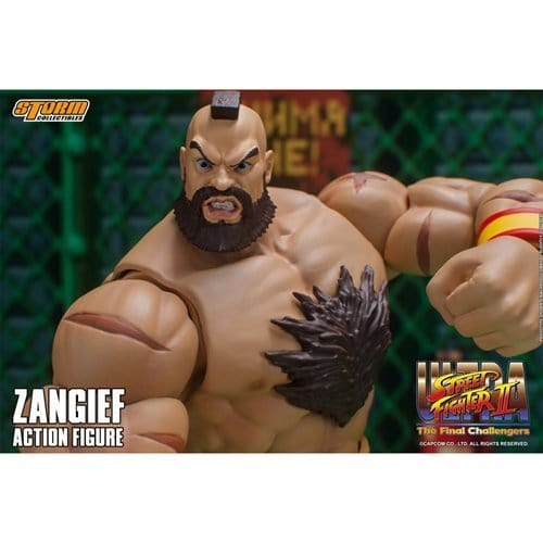 ToyShnip Ultimate Street Fighter II: The Final Challenger Zangief 1:12 Scale Action Figure — Action & Toy Figures