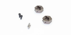 Kyosho Wide Clamp Wheel Hub (52/Gunmetal/RB5/ZX-5)