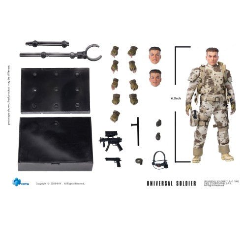 ToyShnip Universal Soldier Luc Deveraux Exquisite Super 1:12 Scale Action Figure - Previews Exclusive