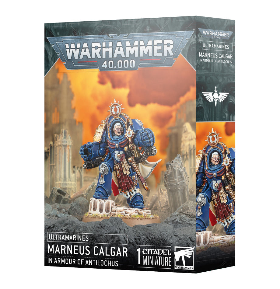 Warhammer 40K: Ultramarines - Marneus Calgar in Armor of Antilochus - Echo Six Hobbies