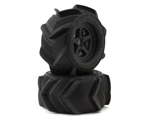 UpGrade RC Snow Plow 2.8" Mounted Sand/Snow Tires (2)