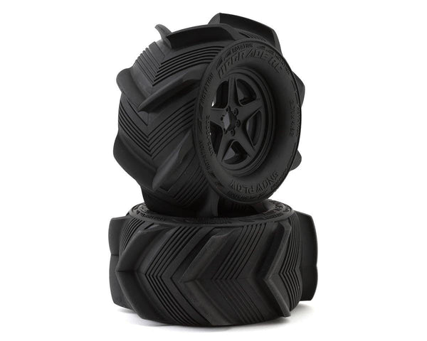 UpGrade RC Snow Plow 2.8" Mounted Sand/Snow Tires (2)