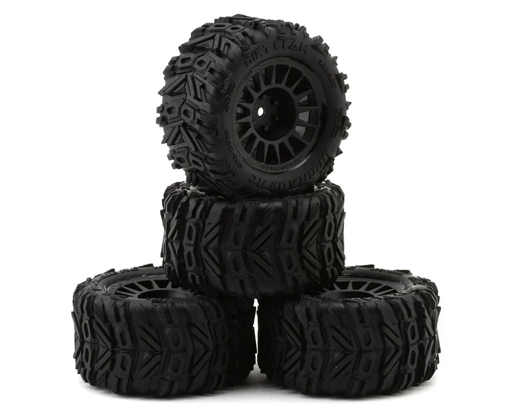 UpGrade UPG-10008 RC Dirt Claw Mounted BELTED Tires for ARRMA® Granite Grom (4)