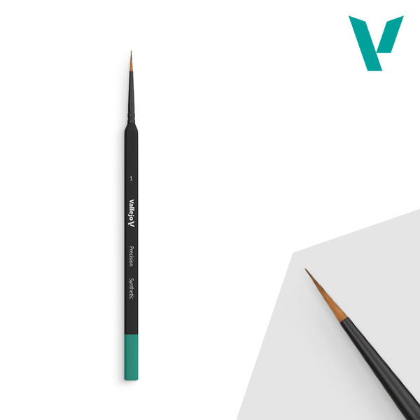 Little Shop of Magic Vallejo Hobby Brushes: Precision - Synthetic - Size 1 — Miniatures