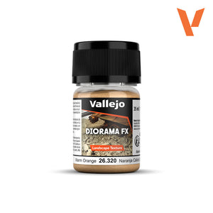 Vallejo Diorama FX: Landscape Texture - Warm Orange - 0.1-1mm