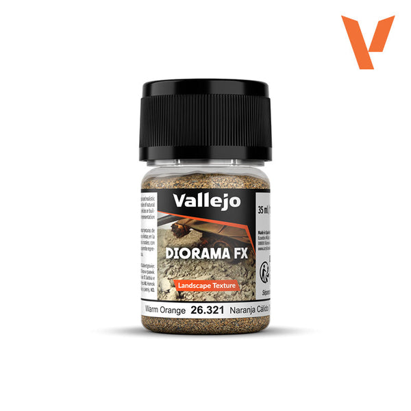 Vallejo Diorama FX: Landscape Texture - Warm Orange - 1-2mm