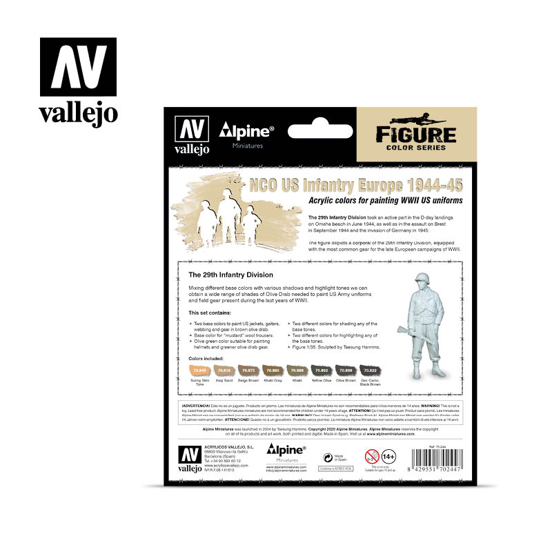 Little Shop of Magic Figure Color Series: NCO US Infantry Europe 1944-45 — Miniatures