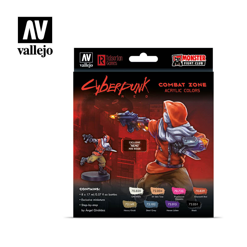 Little Shop of Magic Cyberpunk Red Paint Set: Combat Zone — Miniatures