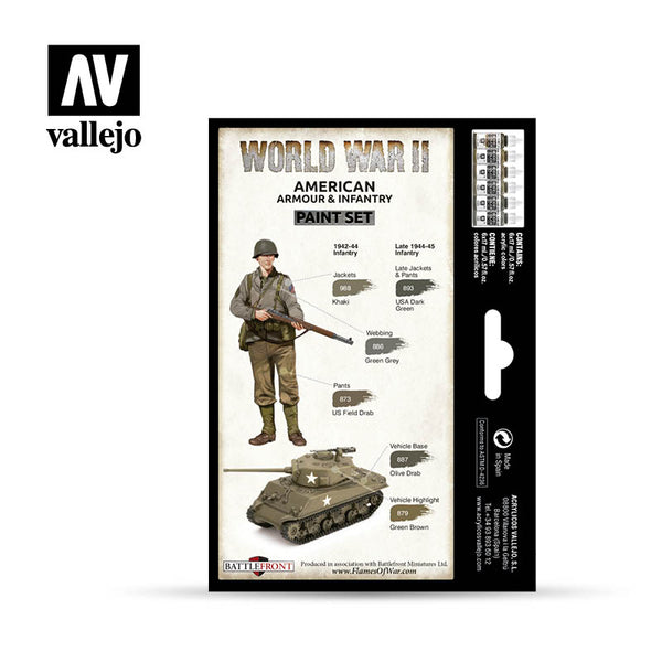 Little Shop of Magic Model Color: WWII Paint Set - American Armour & Infantry — Miniatures
