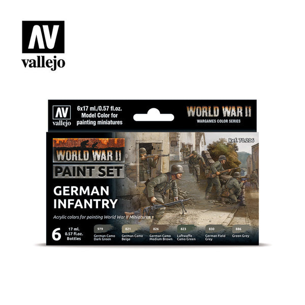 Little Shop of Magic Model Color: WWII Paint Set - German Infantry — Miniatures